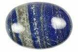 Polished Lapis Lazuli Palm Stone - Pakistan #250656-1